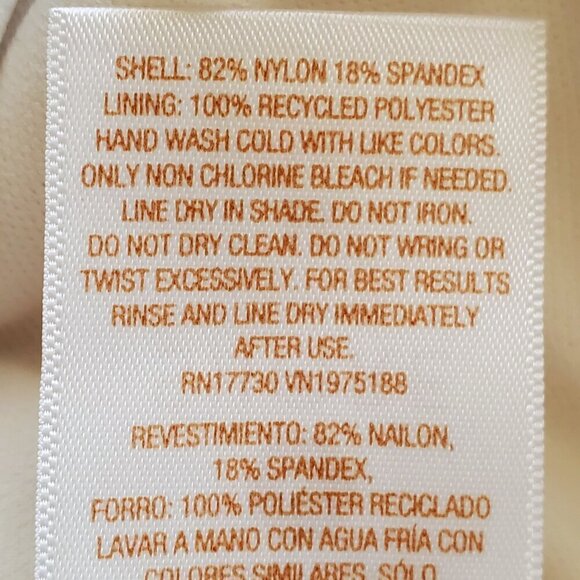 Shade & Shore Plunge Ring Detail One Piece Multi Tropical Print Swimsuit M - Picture 7 of 11